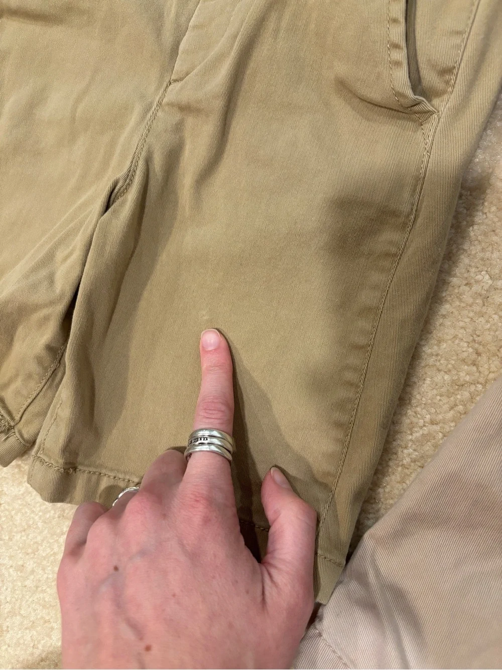 4 Pairs of Boys Chino Uniform Shorts Size 5/5T